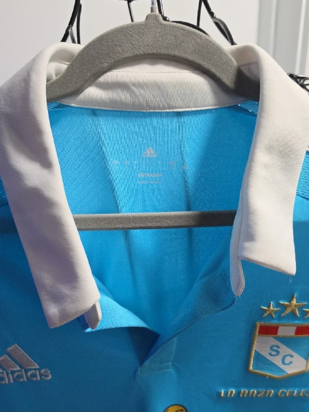 adidas Light Blue Cristal Soccer Jersey